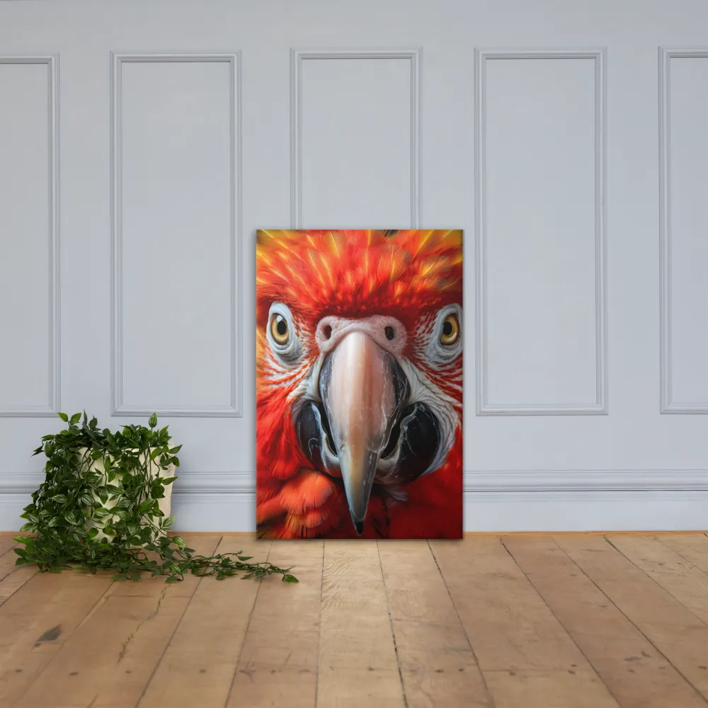 The Fiery Gaze of the Parrot