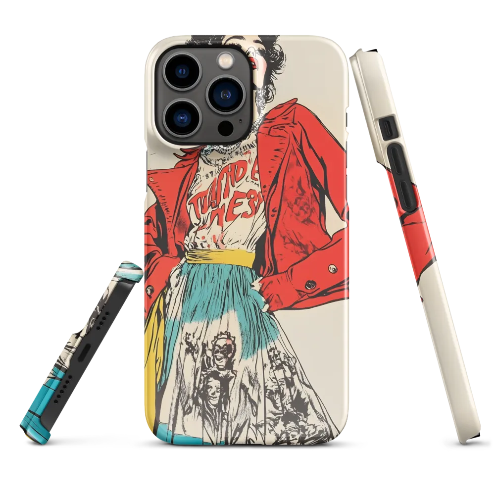 Vibrant Elegance: A Pop Art Fashion Statement