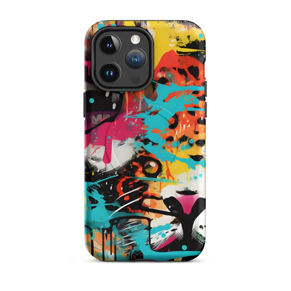 Fierce Fusion: Tiger and Lion in Graffiti