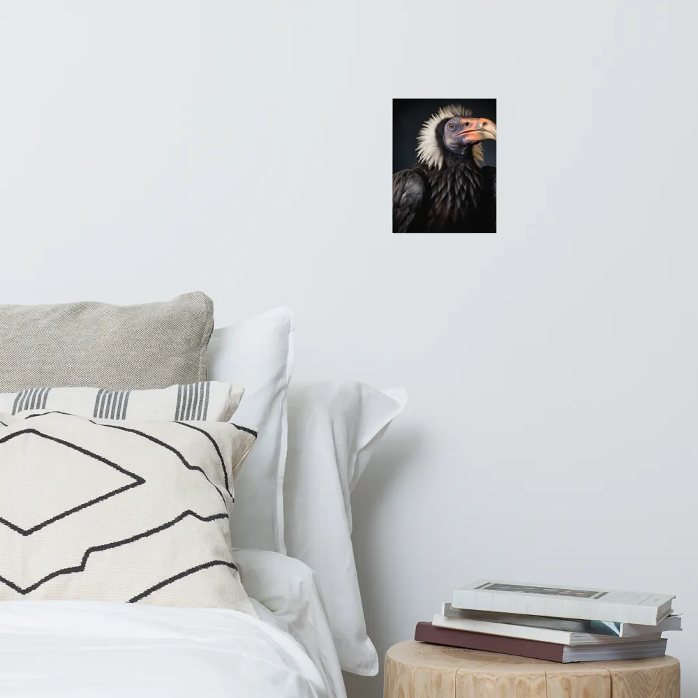 Majestic Vulture Portrait | Poster | 8″×10″