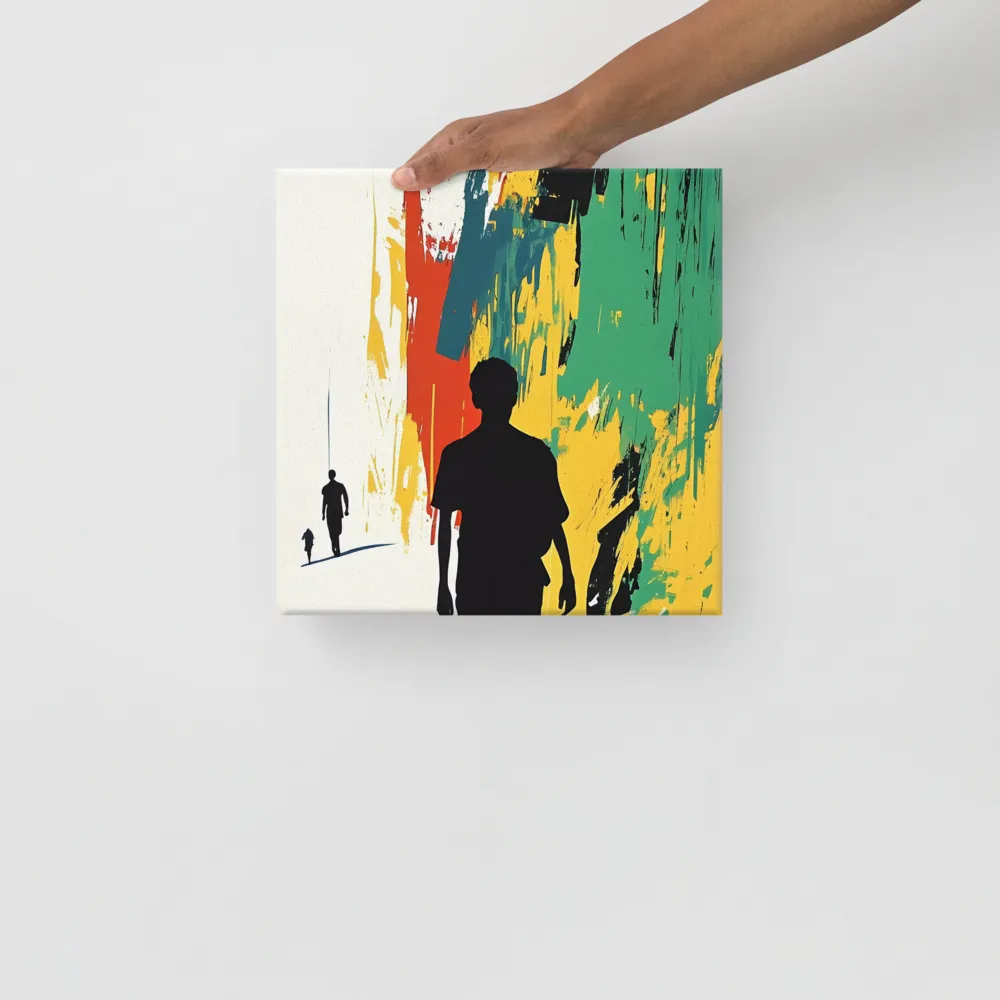 Journey of Silhouettes | Canvas | 12″×12″