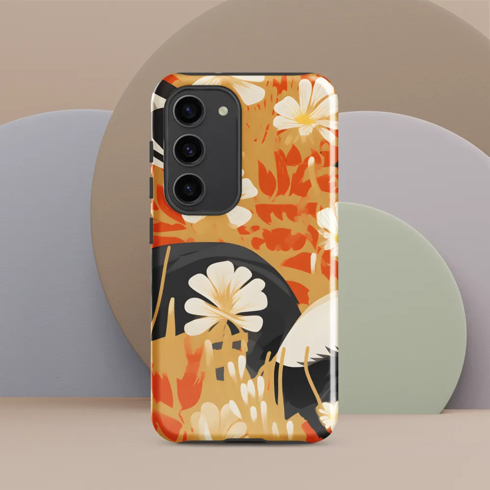Whimsical Badgers in Bloom