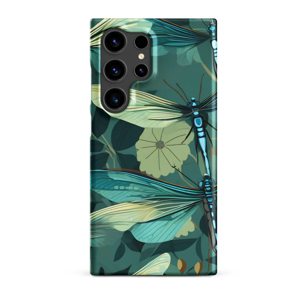 Whispers of Nature: Dragonflies in Harmony | Phone Case |  S24 Ultra | Snap Case | Matte