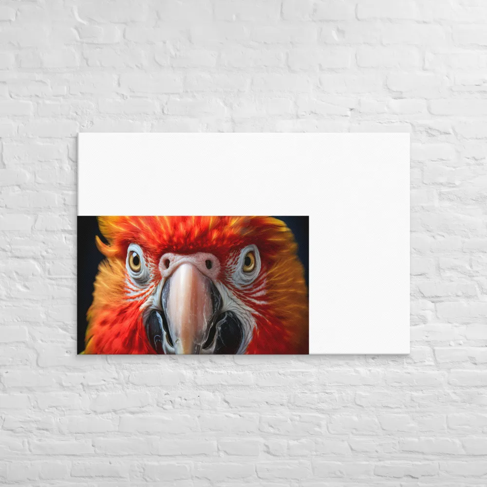 The Fiery Gaze of the Parrot