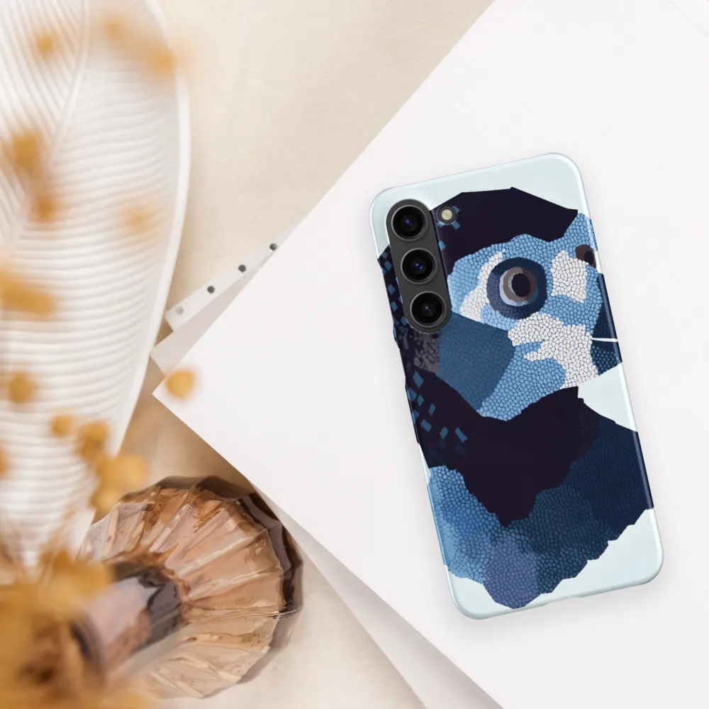 Mosaic Falcon in Blue