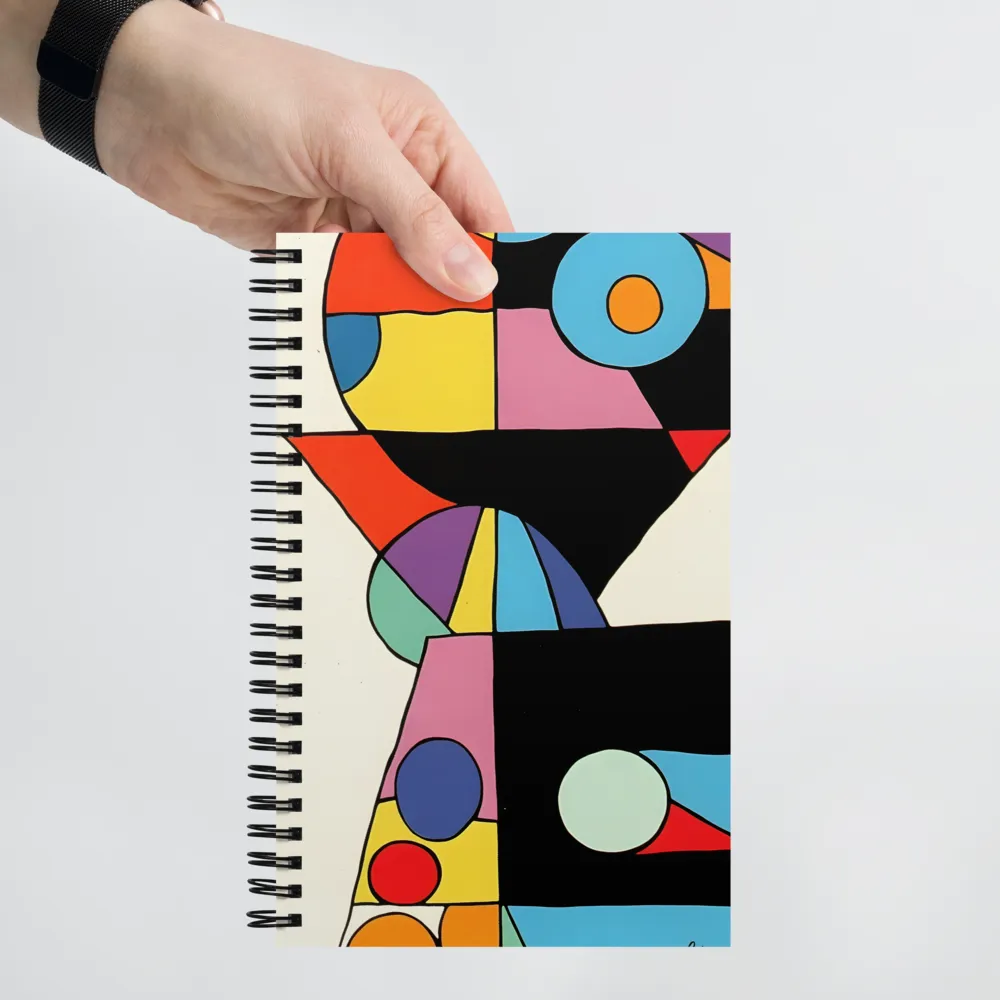 The Play of Shapes | Spiral Notebook