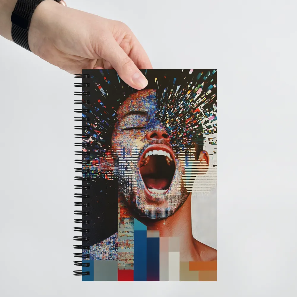 Eruptive Expression | Spiral Notebook