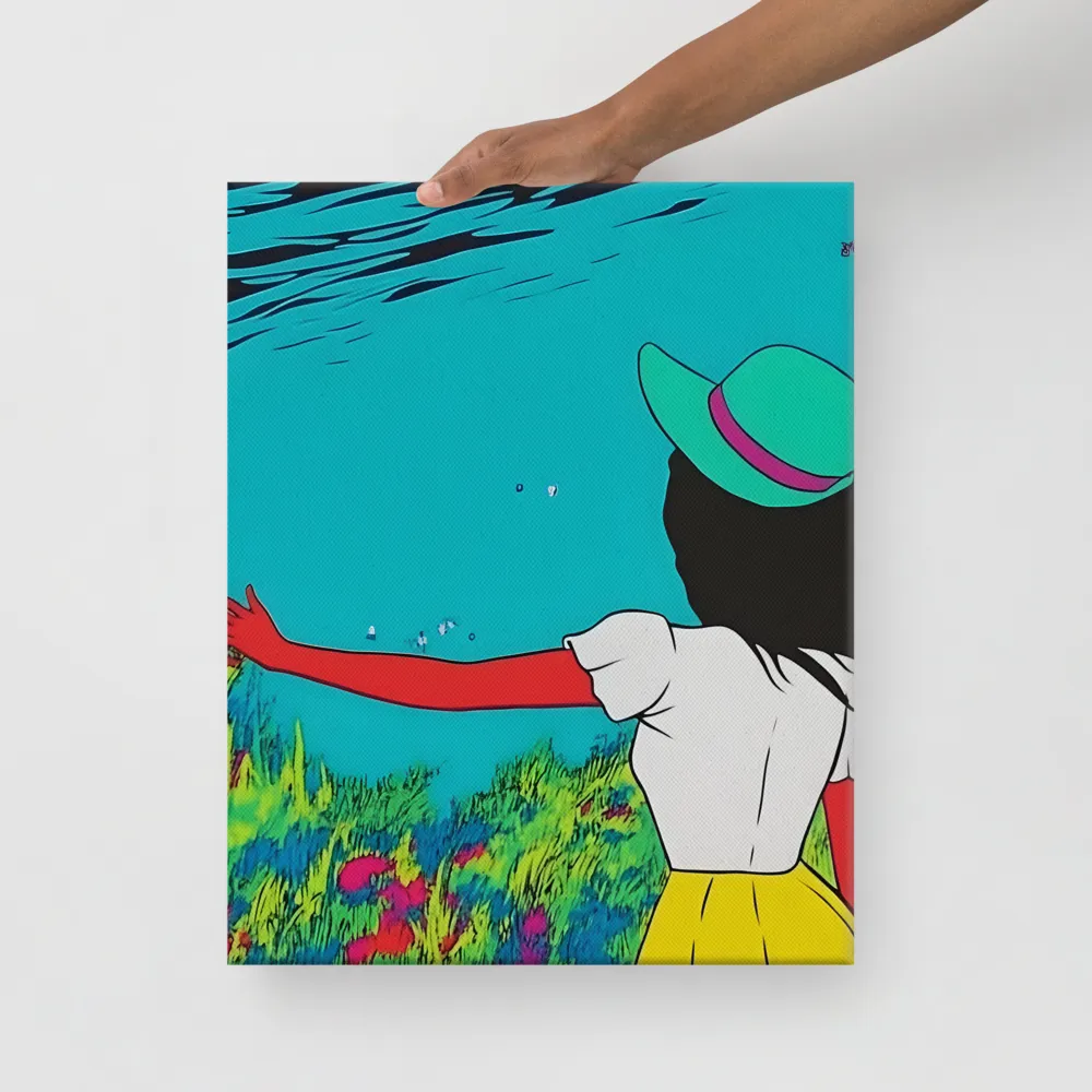 Whimsical Encounter | Canvas | 16″×20″