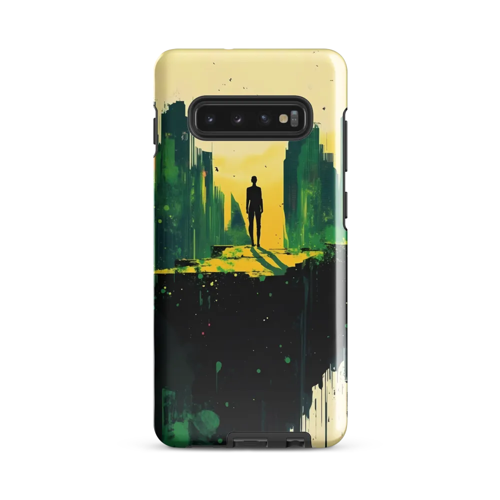 Ethereal Solitude in an Urban Landscape | Phone Case |  S10 Plus | Tough Case | Glossy