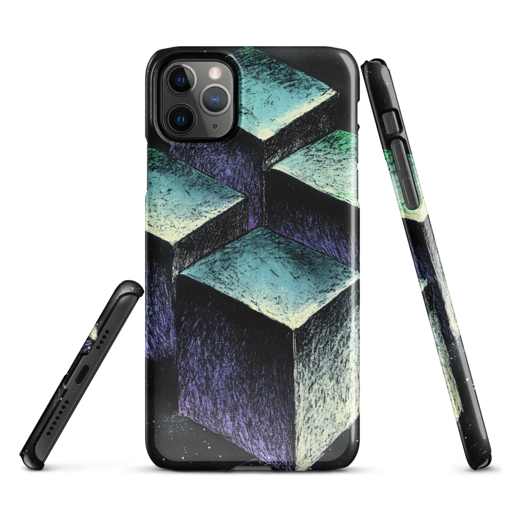 Floating Geometry: A Study in Cubes | Phone Case |  11 Pro Max | Snap Case | Glossy