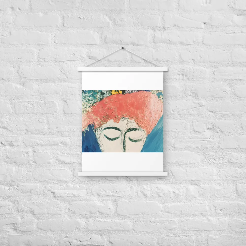 Serenity in Bloom | Poster With White Wood Hanger | 18″×24″