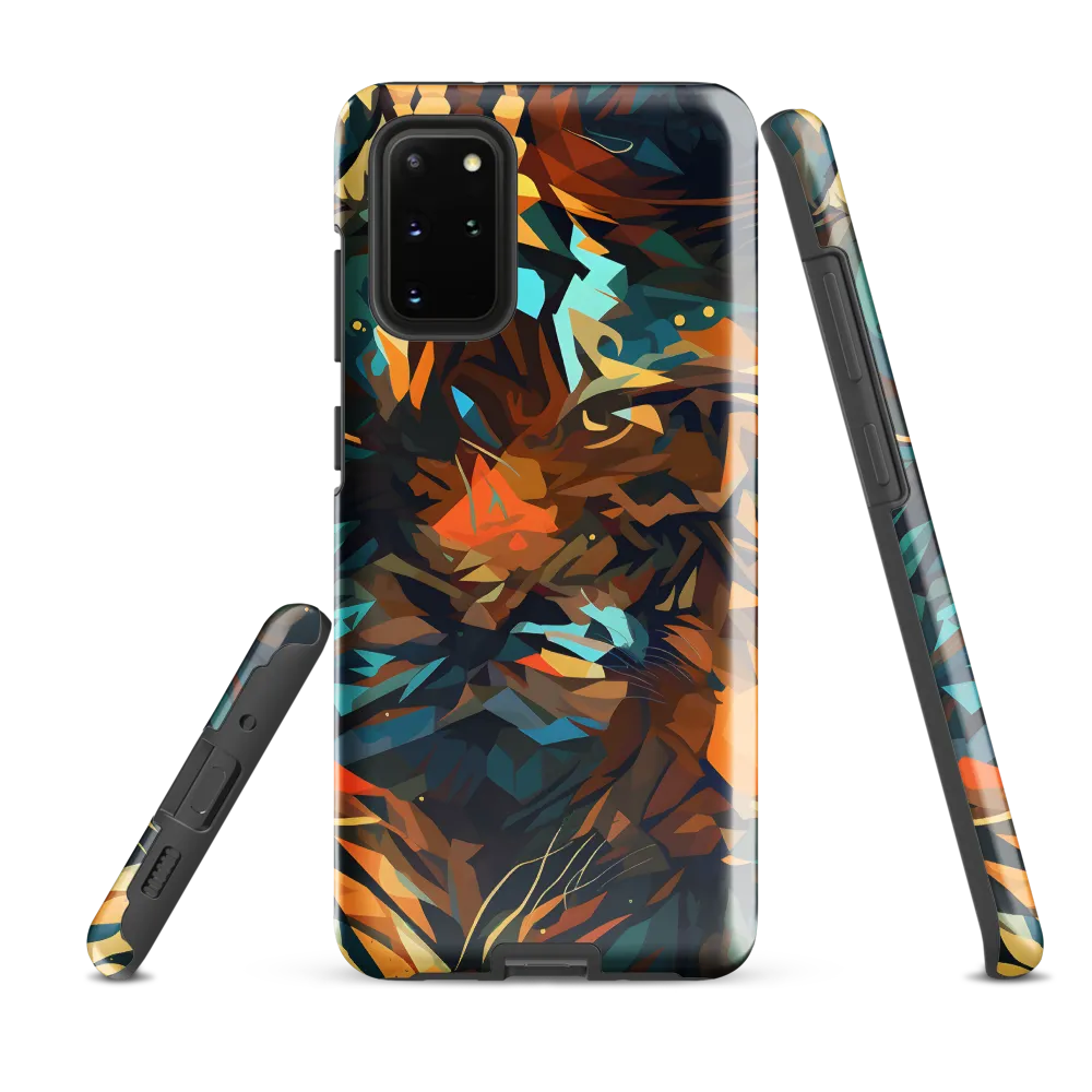 Wild Symphony: Abstract Tigers | Phone Case |  S20 Plus | Tough Case | Glossy