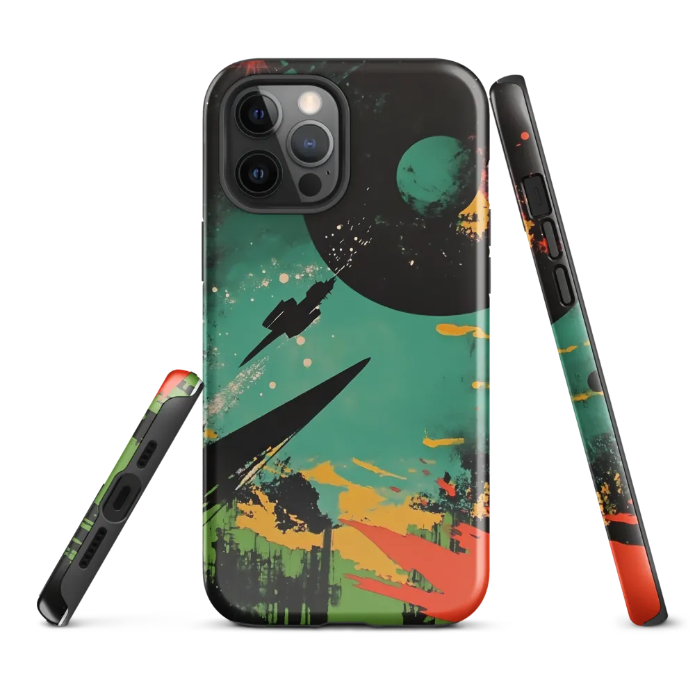 Journey Through the Cosmic Canvas | Phone Case |  12 Pro Max | Tough Case | Glossy
