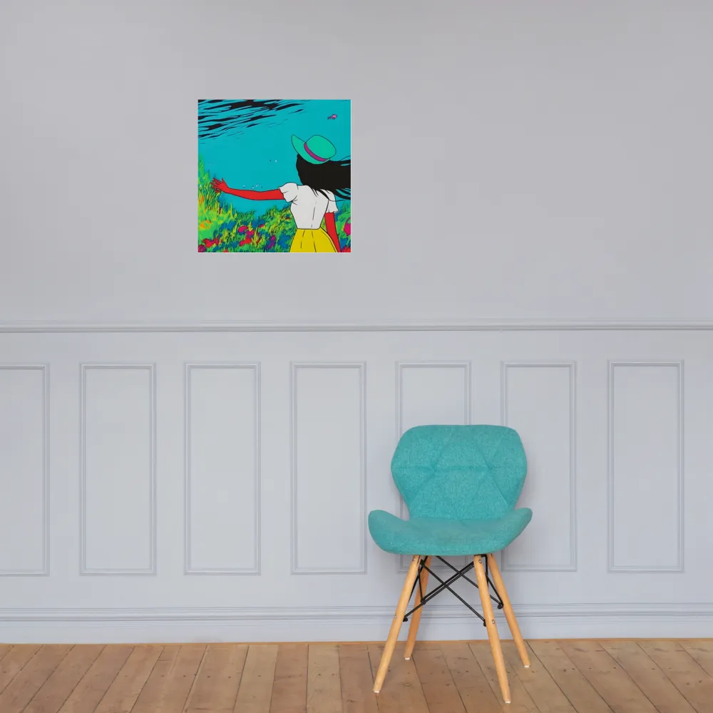 Whimsical Encounter | Poster | 18″×18″
