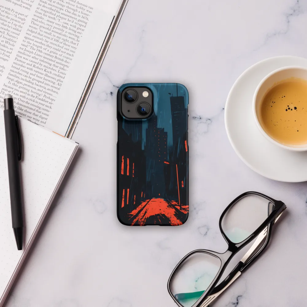 Echoes of an Ominous City | Phone Case |  13 Mini | Snap Case | Matte