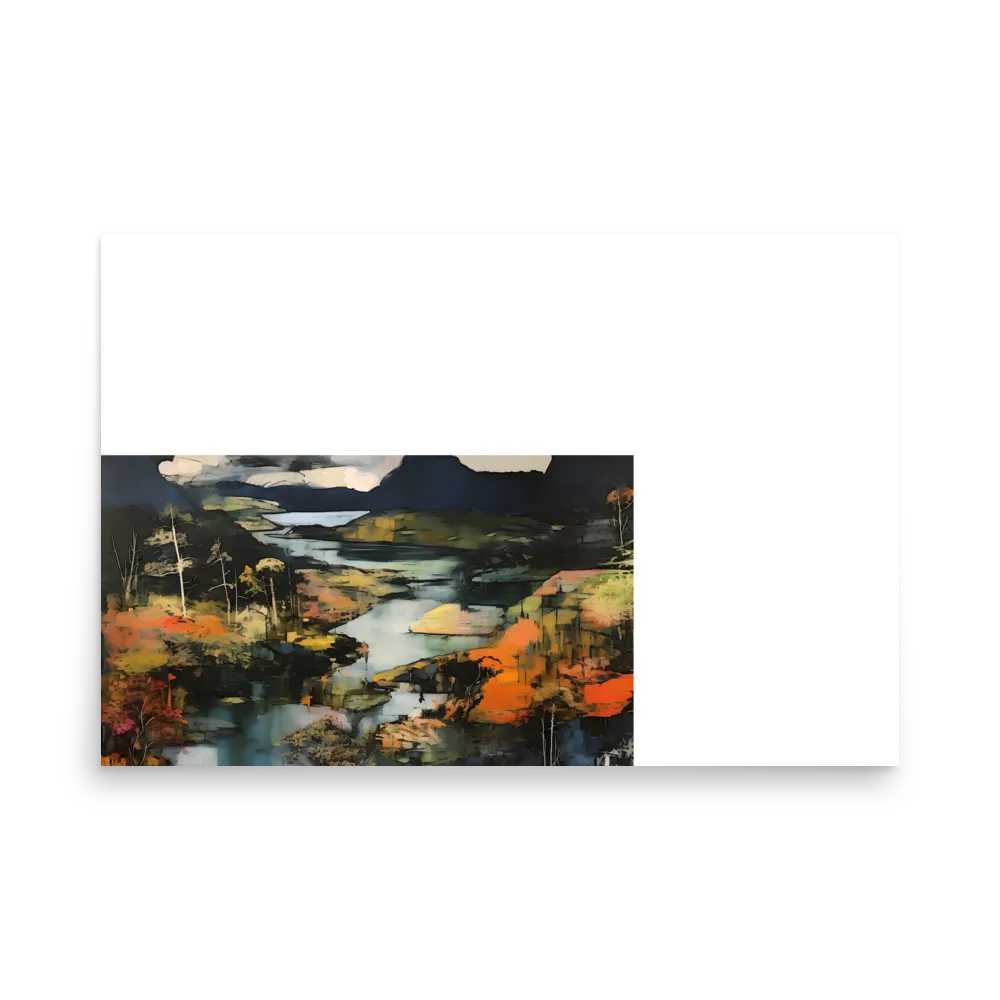 Harmony of Nature: An Abstract Journey | Poster | 24″×36″