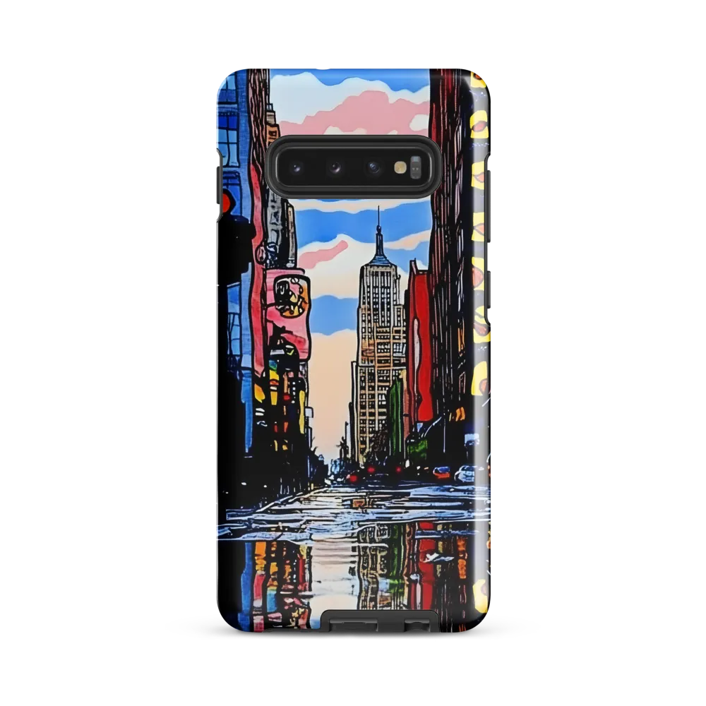 Reflections of a Vibrant City | Phone Case |  S10 Plus | Tough Case | Glossy