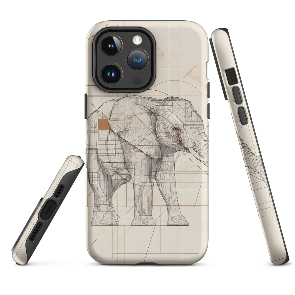 Geometric Elegance: The Steel Elephant