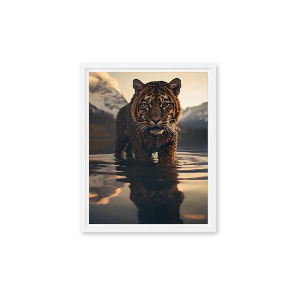 Majestic Reflection: The Tiger's Domain