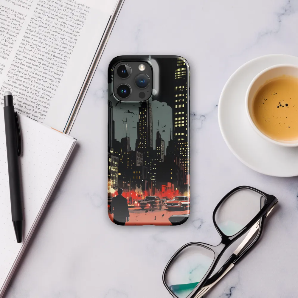 Urban Shadows: A Noir Night | Phone Case |  16 Pro Max | Snap Case | Glossy