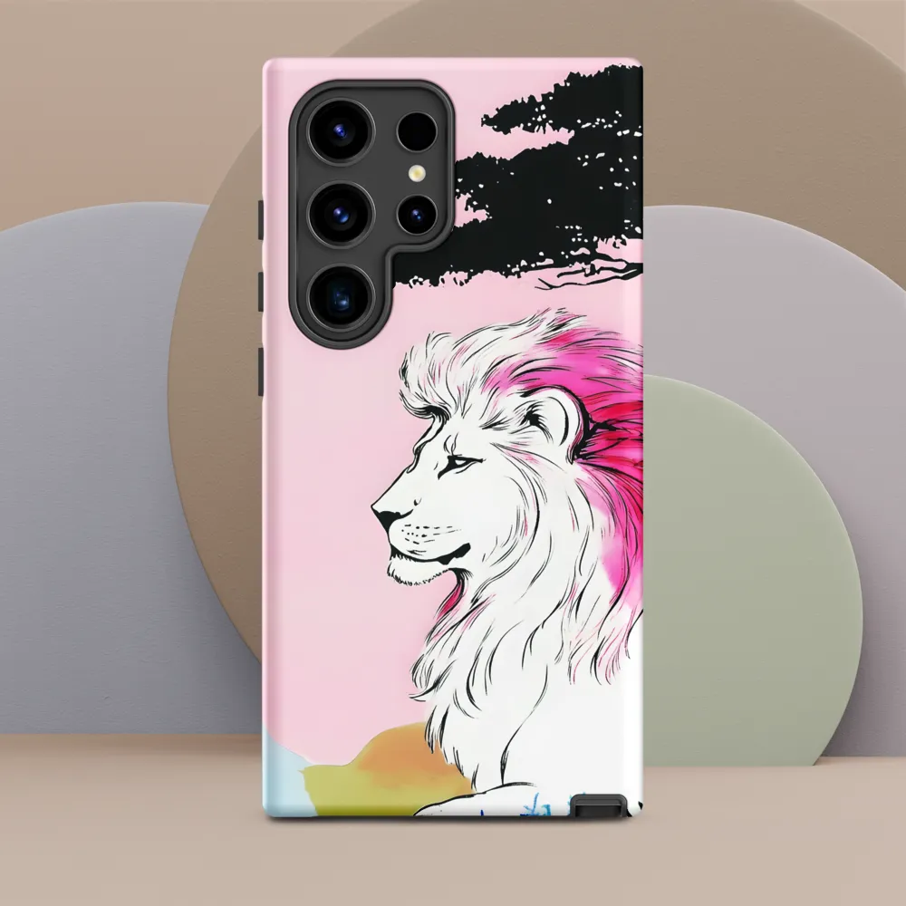 Serene Majesty: A Lion's Profile