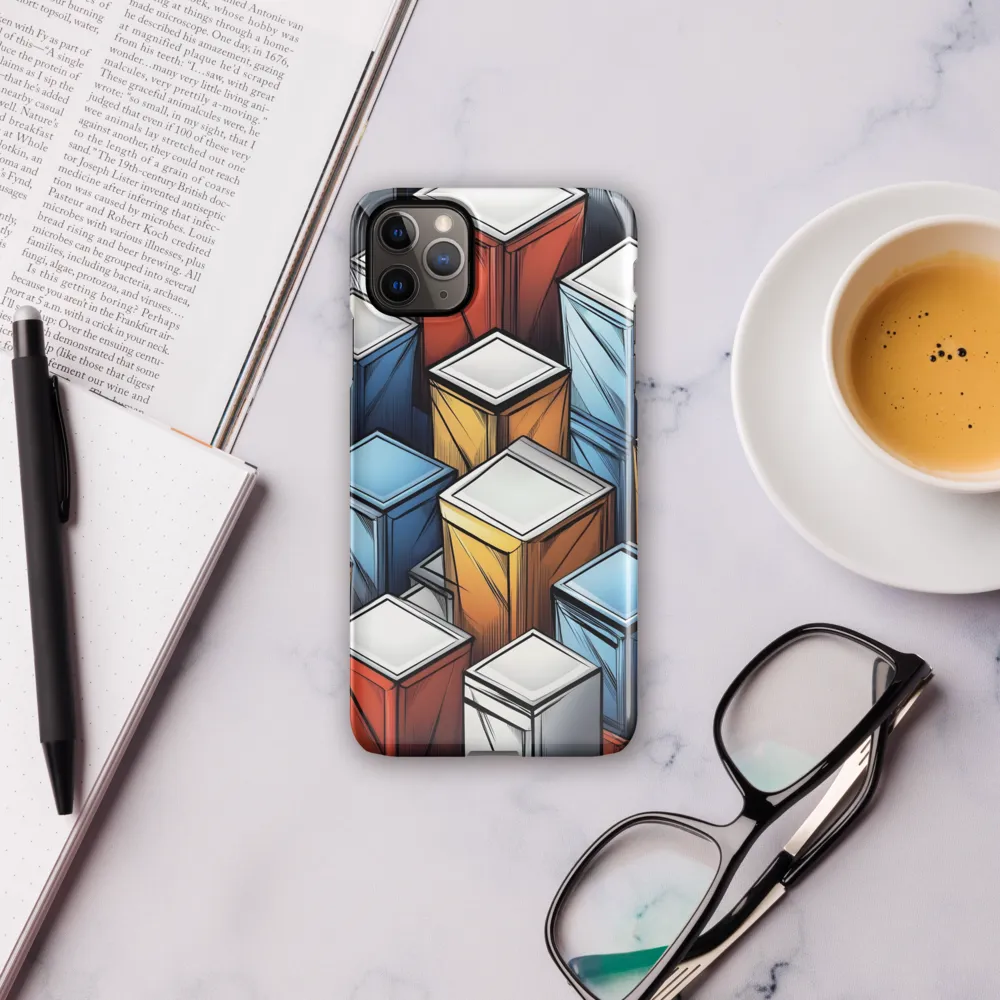 Geometry of Colorful Containers | Phone Case |  11 Pro Max | Snap Case | Glossy