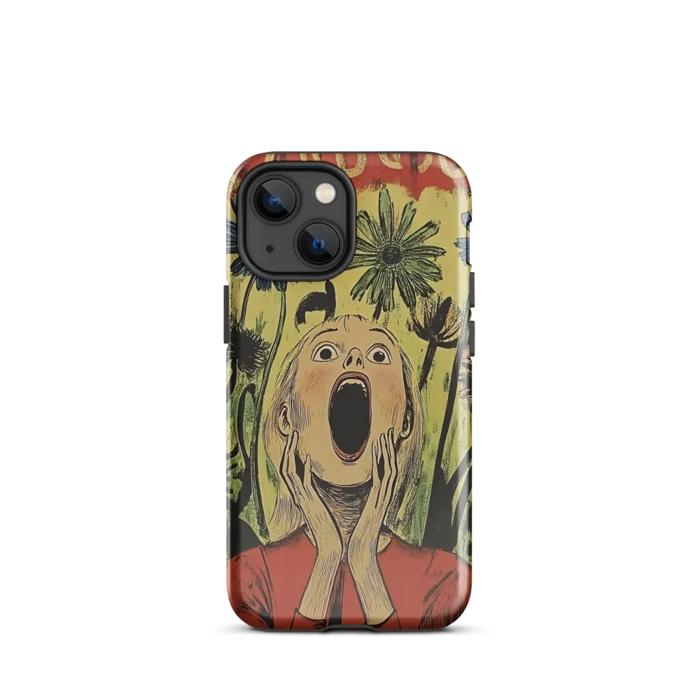 The Echo of Panic | Phone Case |  13 mini | Tough Case | Glossy