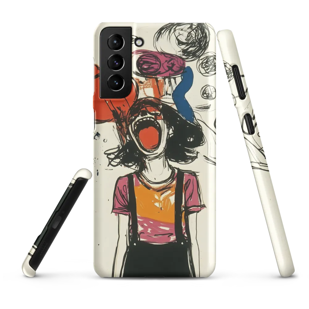Echoes of Anguish | Phone Case |  S21 Plus | Snap Case | Matte