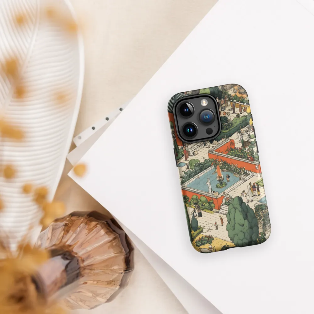 Harmony in the Garden | Phone Case |  15 Pro | Tough Case | Matte