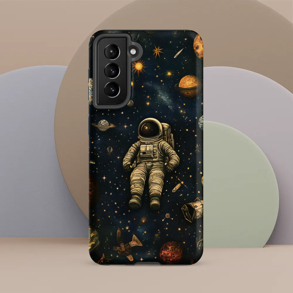 Cosmic Voyage: An Astronaut's Solitude