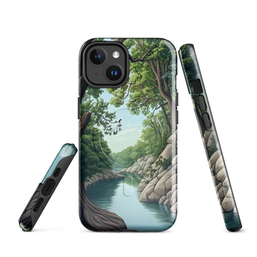 Tranquil Reflections: A Serene River Landscape