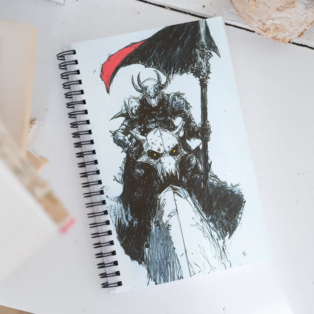 Knight of Shadows | Spiral Notebook