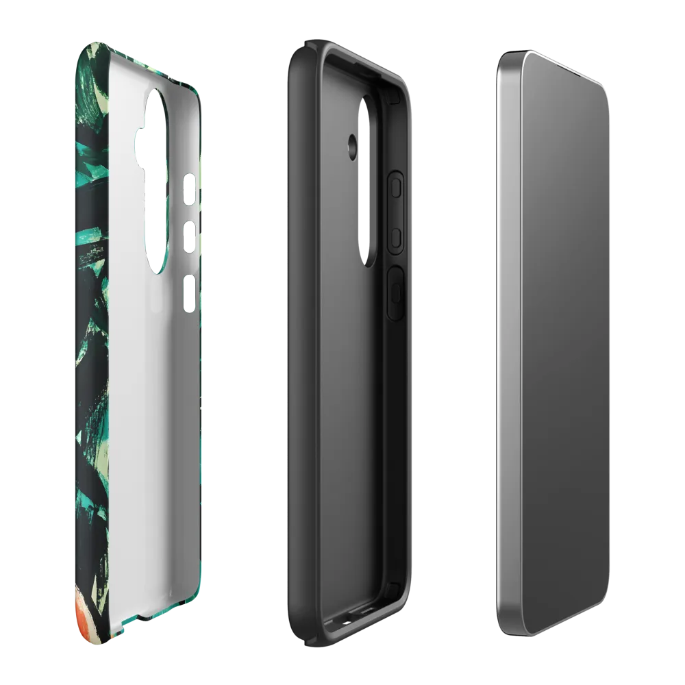 Curious Giraffe in Lush Greenery | Phone Case |  S24 Plus | Tough Case | Matte