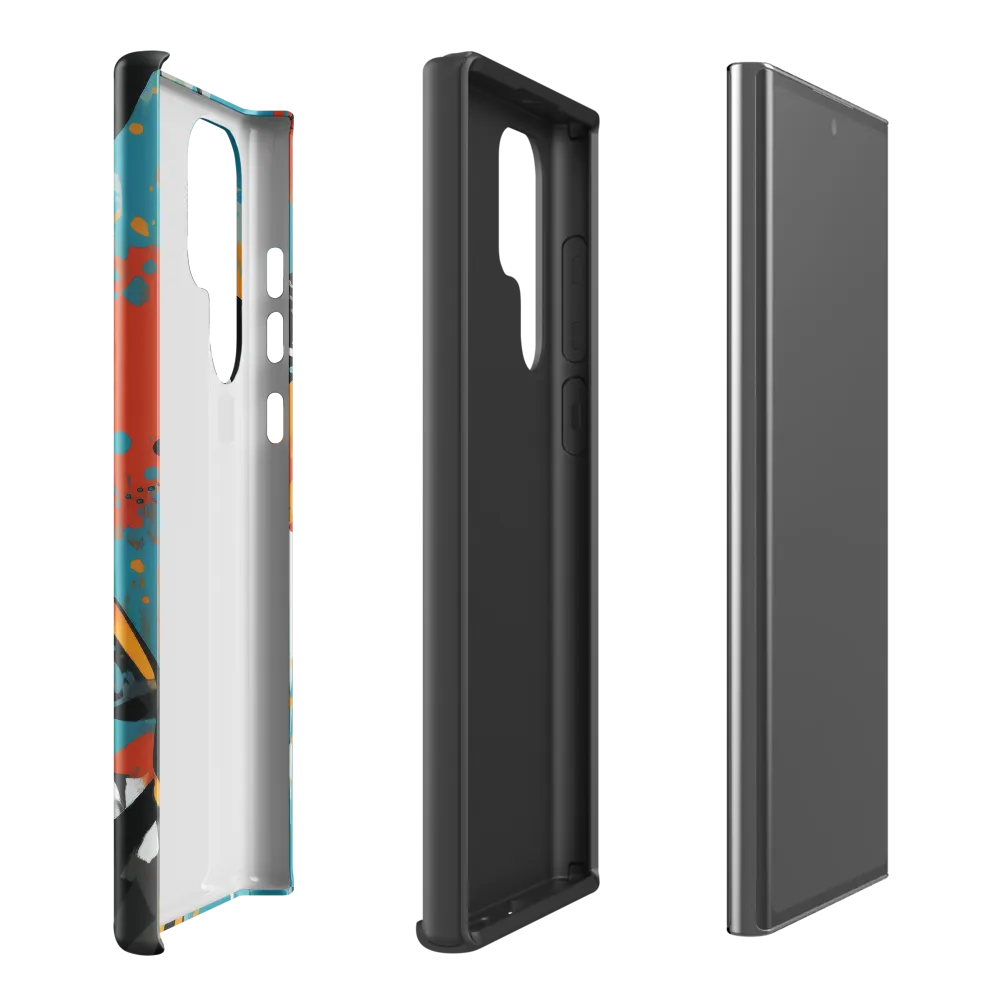 Dynamic Antelope in Vivid Abstract