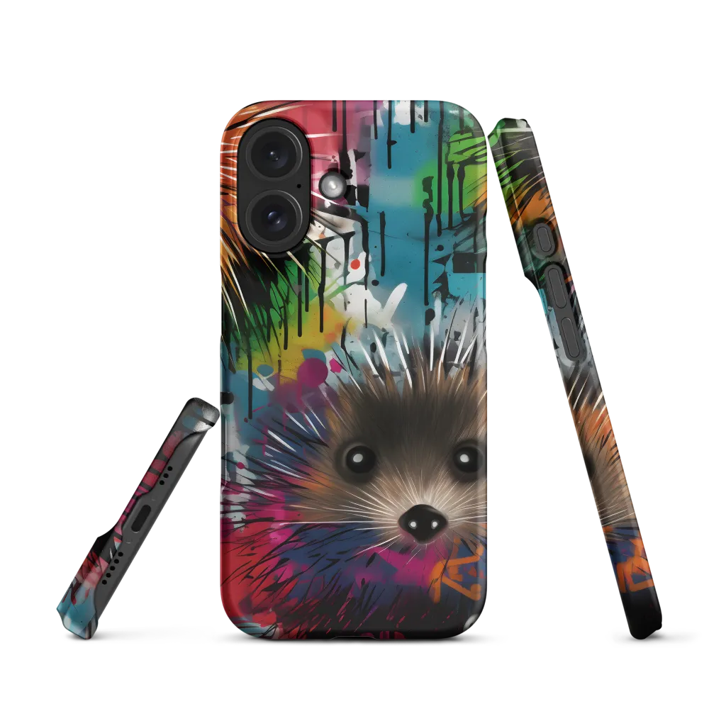 Whimsical Hedgehogs in a Kaleidoscopic Wonderland | Phone Case |  16 | Snap Case | Matte