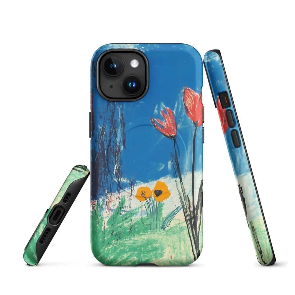 Joyful Blossoms in Blue