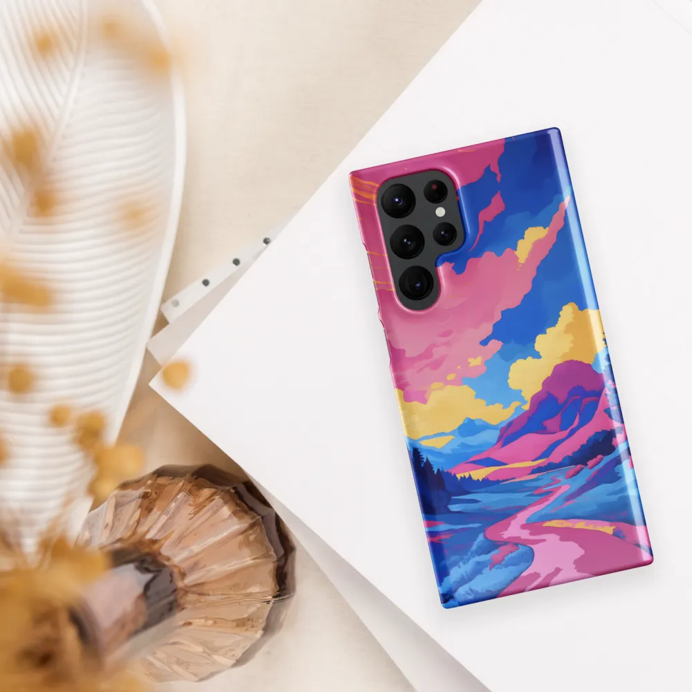 Dreamscape: The Serene River | Phone Case |  S22 Ultra | Snap Case | Glossy