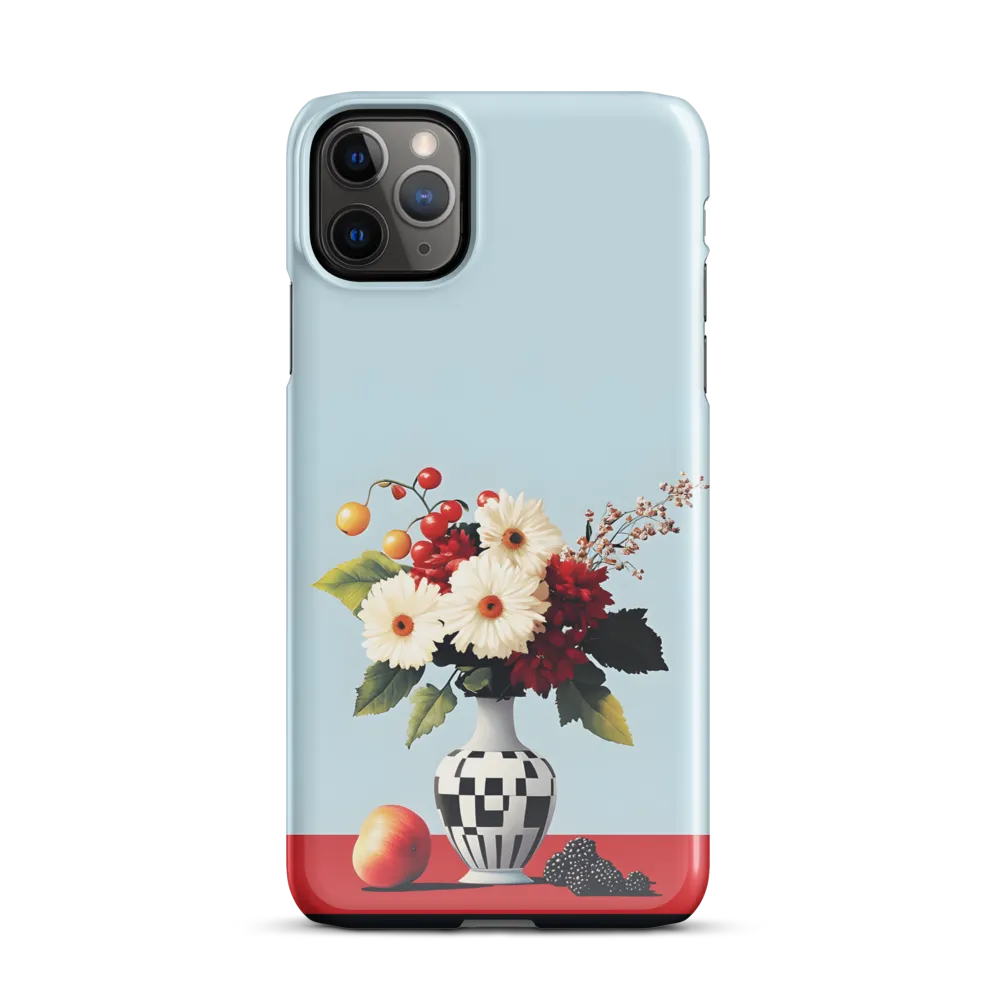 Floral Symphony: A Modern Still Life | Phone Case |  11 Pro Max | Snap Case | Glossy