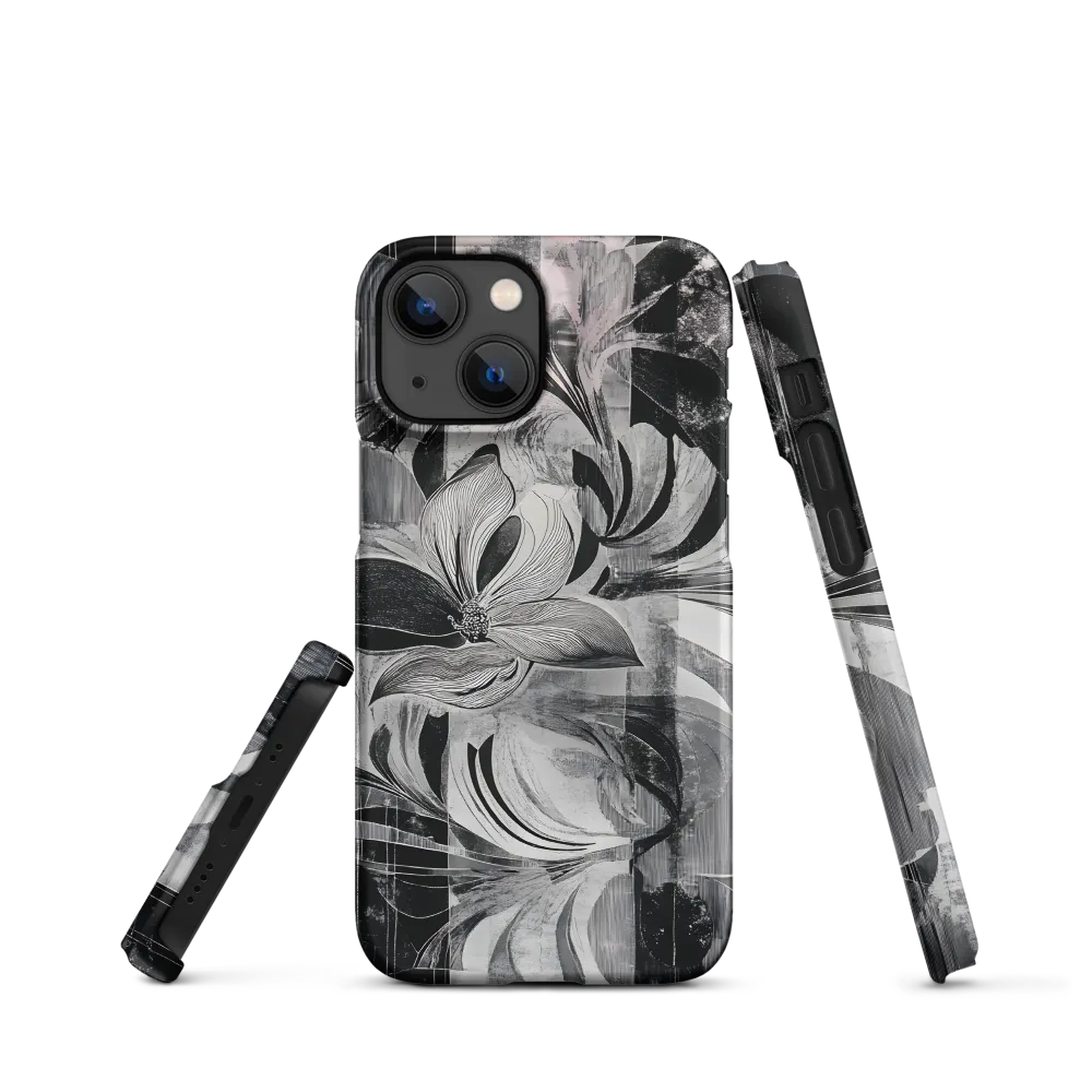 Floral Fusion in Monochrome