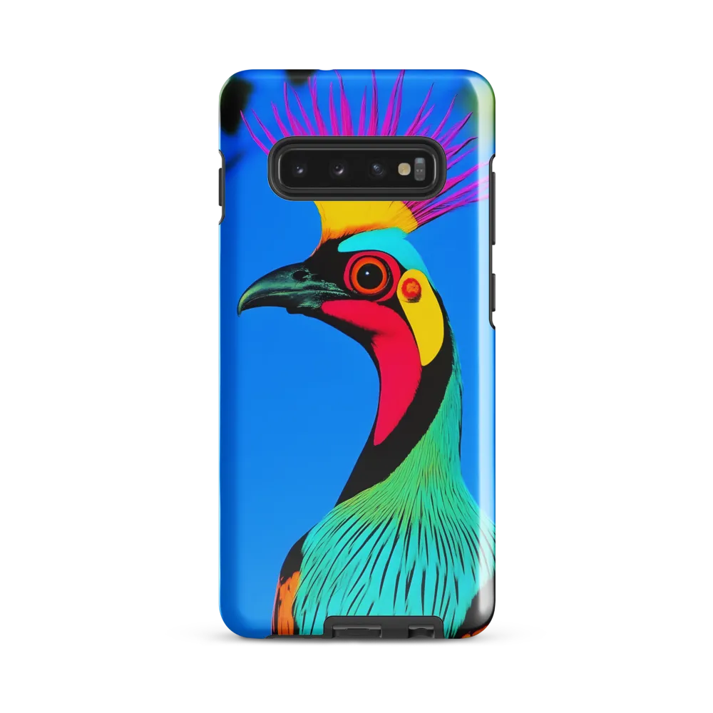 Whimsical Avian Portrait | Phone Case |  S10 Plus | Tough Case | Glossy