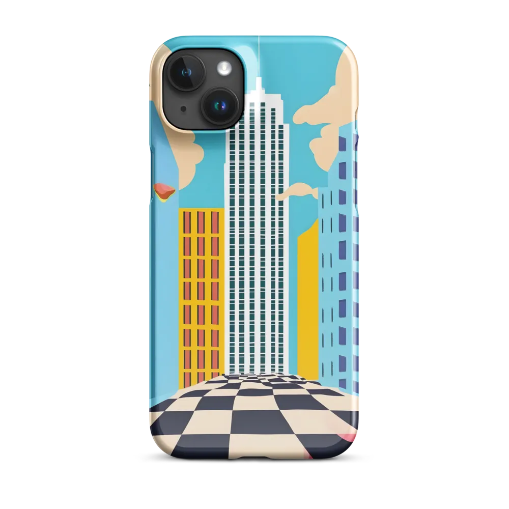 Vibrant Urban Dreamscape | Phone Case |  15 Plus | Snap Case | Glossy