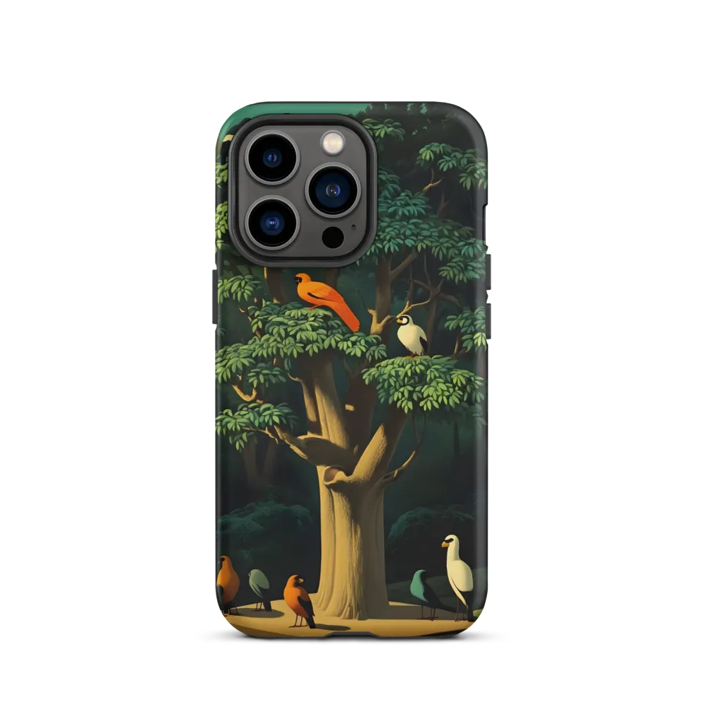 Harmony in Color: A Surreal Bird Symphony