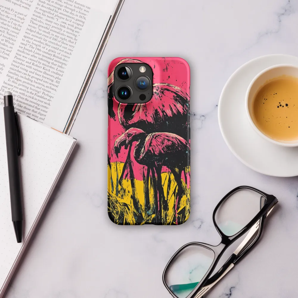Flamingo Duet: A Pop Art Expression