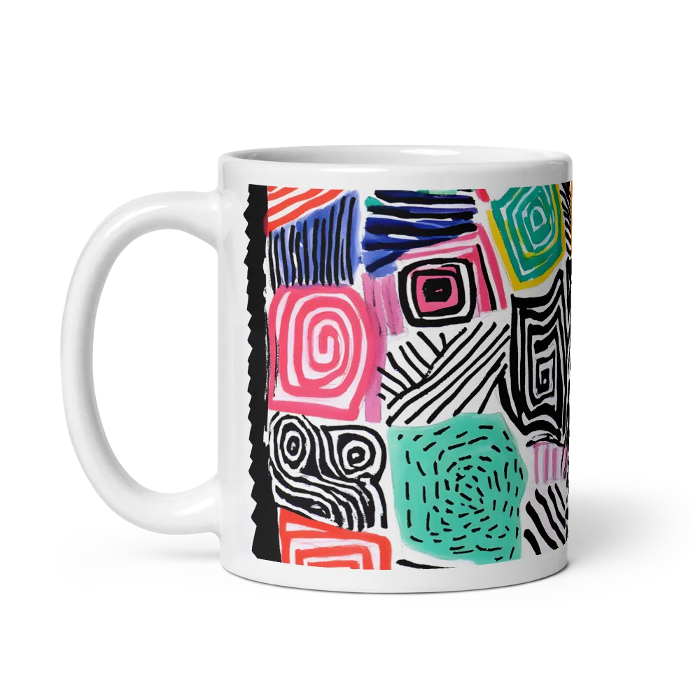 Rhythms of Color and Form | Mug with White inside | 11 oz