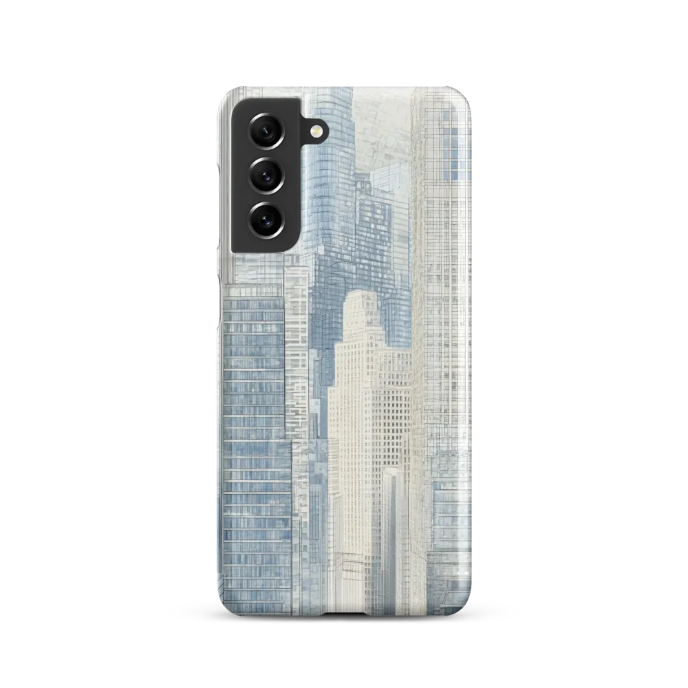 Urban Serenity: A Modern Cityscape | Phone Case |  S21 | Snap Case | Matte