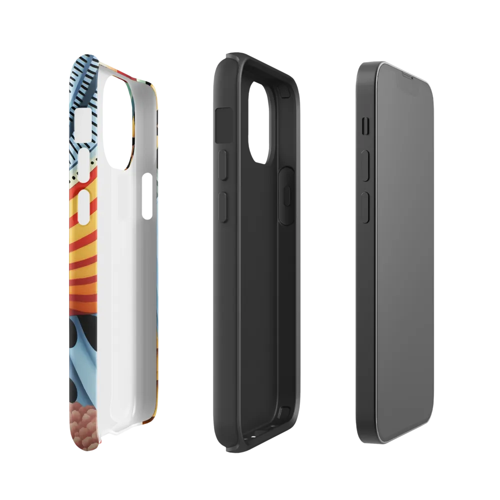 Symphony of Shapes | Phone Case |  13 mini | Tough Case | Glossy
