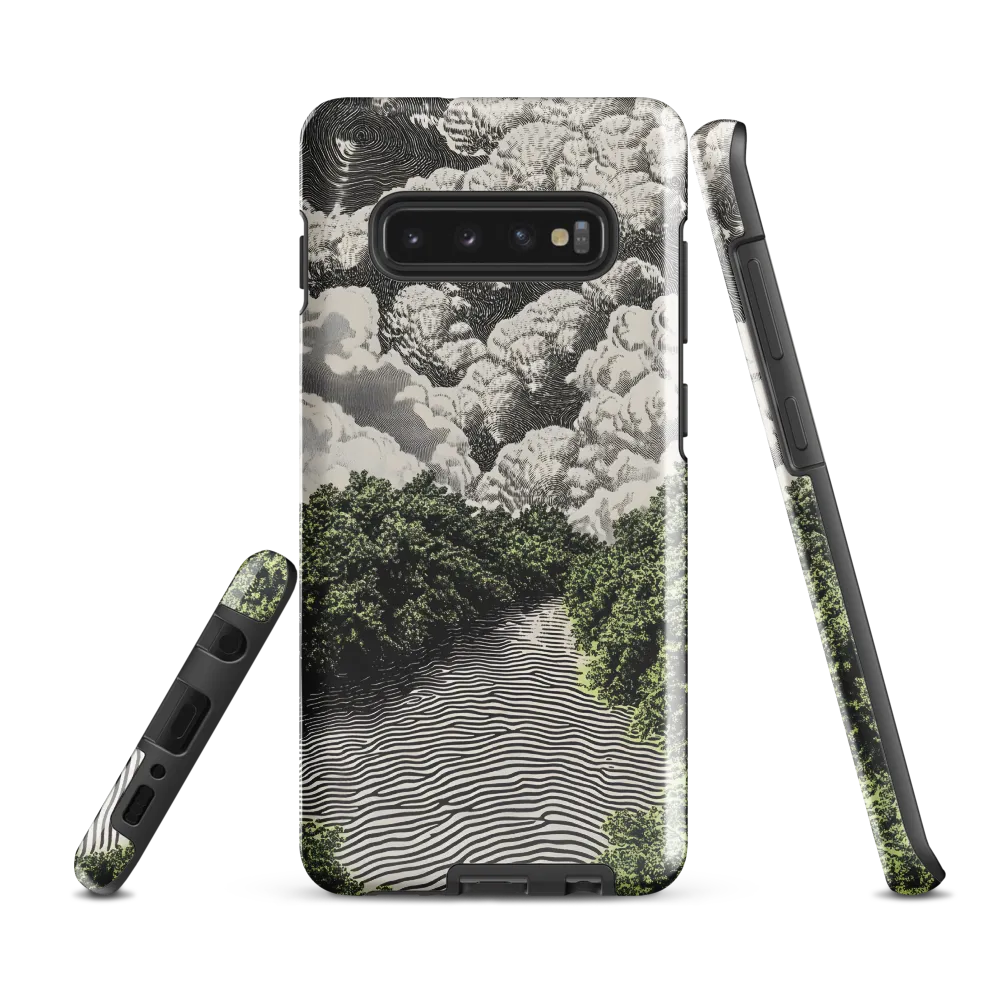 Waves of Serenity | Phone Case |  S10 Plus | Tough Case | Glossy