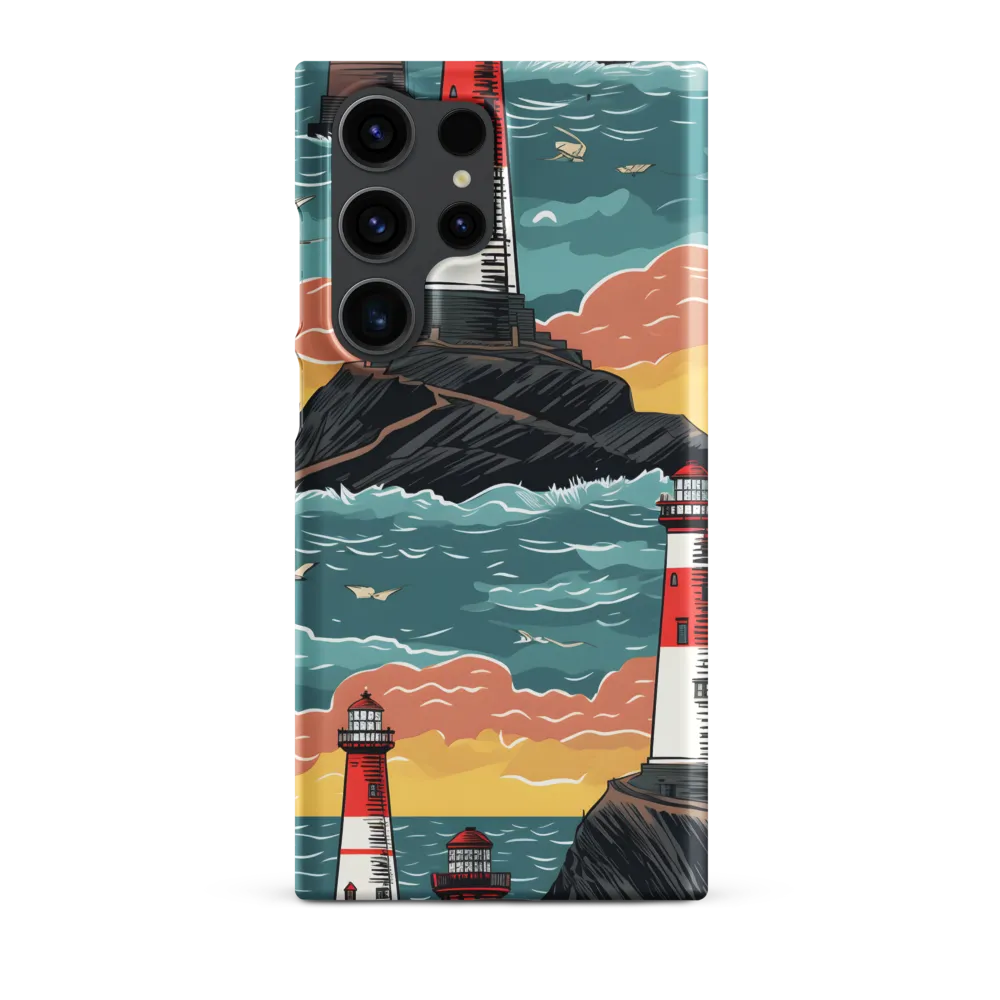 Lighthouses in a Whimsical Ocean