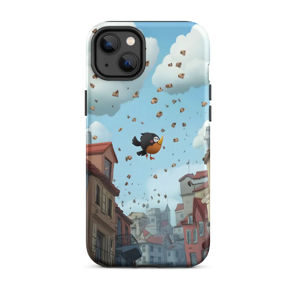 A Whimsical Flight Through Bread and Sky