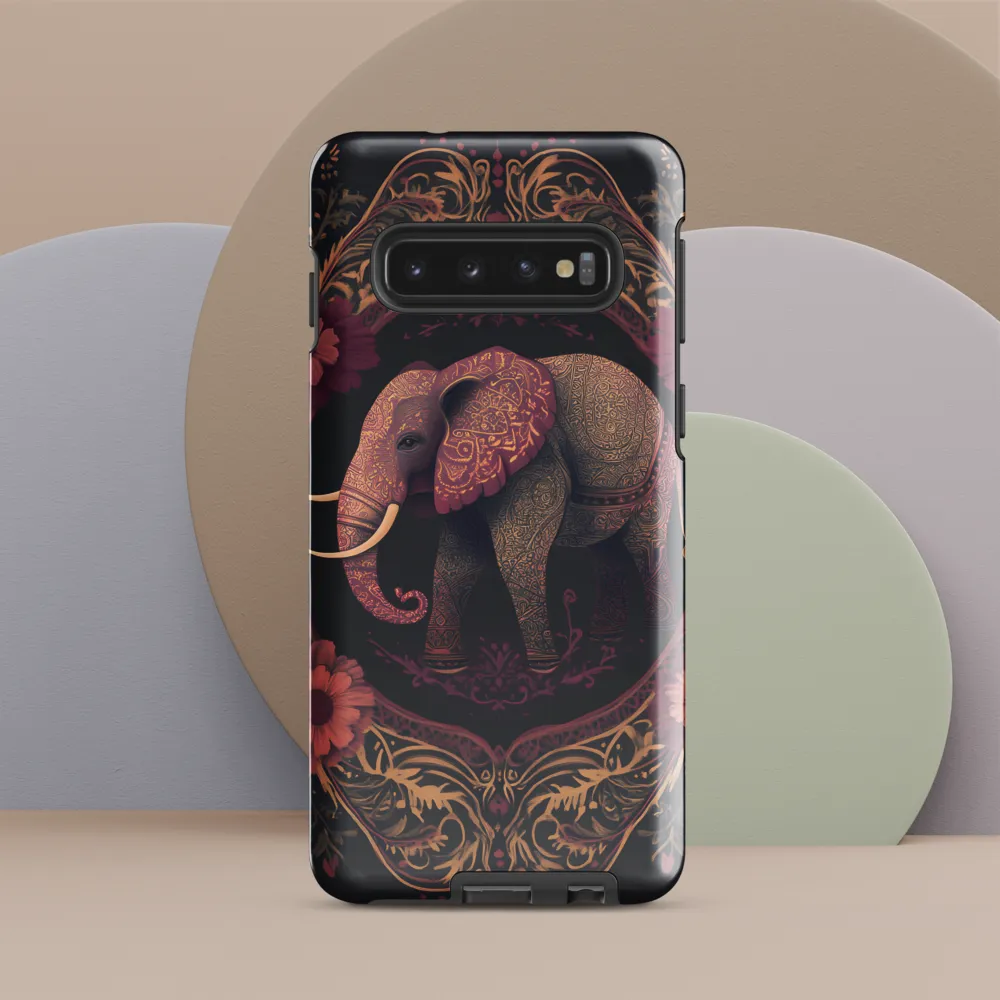 Regal Reverie: The Ornate Elephant | Phone Case |  S10 | Tough Case | Glossy